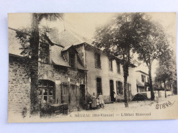 MEUZAC (tHe-Vienne) - L'Hôtel Bisseaud - 1924 - Belle Animation - Other & Unclassified