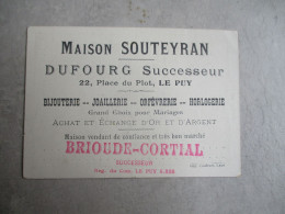 LE PUY EN VELAY MAISON SOUTEYRAN BRIOUDE CORTIAL CHROMO - Otros & Sin Clasificación