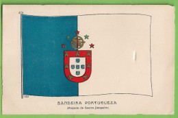 República Portuguesa - Bandeira Portuguesa - Portugal (danificado) - Familias Reales