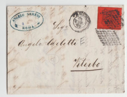 X/41  Italien BRIEF  Ehemalige Staaten MIT 10 CENT 1869 . - Stato Pontificio