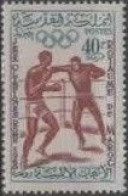 Royaume Du MAROC :1960: Y.418 : ## Olympics ROME 1960 ##.  @§@ Boxe @§@  Postfris / Neufs / MNH. - Summer 1960: Rome