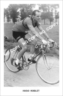 PHOTO CYCLISME REENFORCE GRAND QUALITÉ ( NO CARTE ) HUGO KOBLET 1952 - Ciclismo