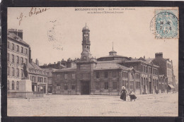 62. BOULOGNE SUR MER . La Halle Au Poisson Et La Statue D'Edward Jenner . Animée - Boulogne Sur Mer