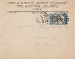 Italie Lettre Merano Pour L'Allemagne 1928 - Marcophilie