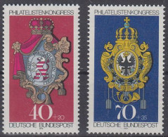 Deutschland Mi.Nr.764-65 Kongress Des Internationalen Philatelistenverbandes - Briefmarkenausstellung IBRA - Neufs