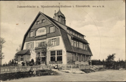 CPA Eibenstock Im Erzgebirge Sachsen, Wandererheim Bielhaus - Autres & Non Classés
