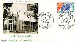 FDC 1971 CONSEIL DE L'EUROPE - 1970-1979