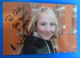 AUTOGRAPHE DE AUDREY LAMY SUR PHOTO - Acteurs & Toneelspelers