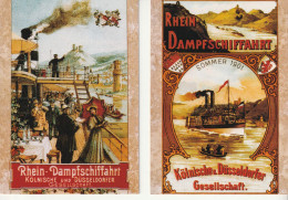 2x Köln-Düsseldorfer ,Fahrpläne 1901,  1897 - Otros & Sin Clasificación