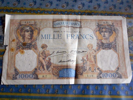 BILLET 1000 FRANCS TYPE CERES ET MERCURE Du 14 FEVRIER 1927 - H.7 115 - 1 000 F 1927-1940 ''Cérès E Mercure''