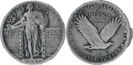 USA - 1924 - Quarter "Standing Liberty" - 20-048 - 1916-1930: Standing Liberty (Liberté Debout)