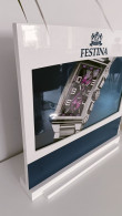 Publicité De Vitrine Vintage Festina - Materiali