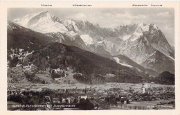 Garmisch-Partenkirchen Mit Zugspitzmassiv Gel.1937 - Garmisch-Partenkirchen