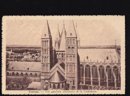 Tournay - Vue Générale Extérieure De La Cathédrale - Postkaart - Doornik
