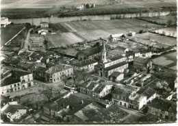 LABASTIDE St PIERRE - LE CENTRE Du BOURG - BELLE VUE AERIENNE LARGE Par L'EDITEUR COMBIER  - - Labastide Saint Pierre