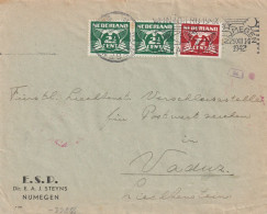 Pays Bas Lettre Censurée Pour Le Liechtenstein 1942 - Lettres & Documents