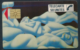 Télécartes France - Privées N° Phonecote D99 Direction Du Domaine - Oeuvre De Reza Yahyaei "Germination Bleue" - Phonecards: Private Use