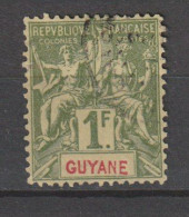 GUYANE  N° 42  OBL TB - Usati