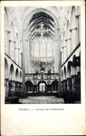 CPA Tournai Wallonien Hennegau, Innenraum Der Kathedrale - Autres & Non Classés