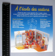 7 Vues Kit Montage Pliage Papier Humour Ecole Des Castors Animal Castor Beaver - Zonder Classificatie