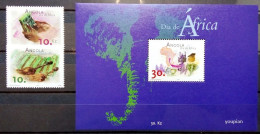 Angola 2001, Africa Day, MNH S/S And Stamps Set - Angola