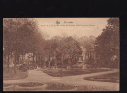 Bruxelles - Square Du Petit-Sablon - Statue Des Comtes D'Egmont Et De Hornes - Postkaart - Bosques, Parques, Jardines