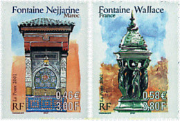 81219 MNH FRANCIA 2001 FUENTES - Other & Unclassified