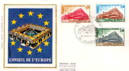 FDC 1977 CONSEIL DE L'EUROPE - 1970-1979