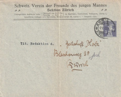 Suisse Entier Postal Privé Zürich 1917 - Enteros Postales