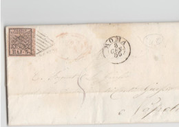 X/48 Italien BRIEF Ehemalige Staaten MIT 5 BAJ 1856. - Kirchenstaaten