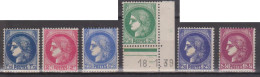 France N° 372 à 376 Avec Charnières - Unused Stamps