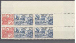 Yvert 607-608 - Pétain La Corporation Paysanne  - 2 Bloc De 4 Timbres Neufs Sans Traces De Charnières - Bord De Feuille - 1941-42 Pétain