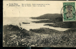 Carte Avec Vue: N° 43 - 18 ( Baie Du Mobimbi. Cratère Immergé Dans Le Lac Kivu) Obl. LUEBO Octobre 1923 - Entiers Postaux