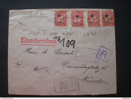 Türkiye تركيا Turkey TURQUIE OTTOMAN TURCHIA 1908 Registered Mail ISTAMBUL TO MUNCHEN GERMANY - Storia Postale