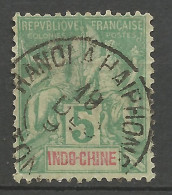 INDOCHINE  N° 6 CACHET HANOI à HAIPHONG - Used Stamps