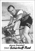 PHOTO CYCLISME REENFORCE GRAND QUALITÉ ( NO CARTE ) HANS PREISKEIT 1952 - Cyclisme