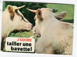 Vaches Animaux Humoristiques - J'adore Tailler Une Bavette Vache - Humor