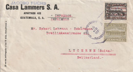 Guatemala Lettre Pour La Suisse 1931 - Guatemala