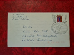 Lettre ALLEMAGNE 1989 WURZBURG - Otros & Sin Clasificación