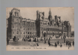 CPA - 75 - N°119 - Paris - L'Hôtel De Ville - Animée - Non Circulée - Other Monuments