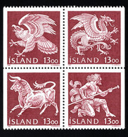 1987 Stat Coat Of Arms Mi IS 674-677  Sn IS 651a  Sg IS 702a   Xx MNH - Neufs