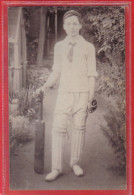 Delcampe - Carte Photo Sport Cricket  Très Beau Plan - Cricket