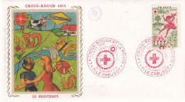 1er Jour, La Croix Rouge Et La Poste - 1970-1979