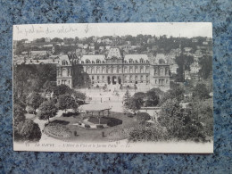 CPA  -  75 -  LE HAVRE - L ' HOTEL  DE VILLE ET LE JARDIN PUBLIC - Zonder Classificatie