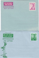 GB Fiji Islands 2 Aerograms  - Fidschi-Inseln (...-1970)