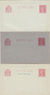 Australia Victoria 3 Lettercards Cirva 1890 - Brieven En Documenten