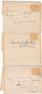 Australia Victoria 3 Wrappers 1896 - Cartas & Documentos