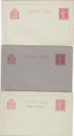 Australia Victoria 3 Lettercards Cirva 1890 - Covers & Documents