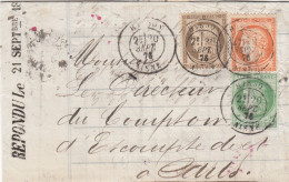 France Document 1876 - 1876-1878 Sage (Tipo I)