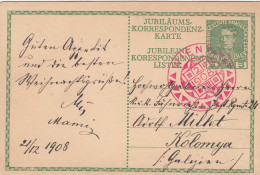 Österreich Postkarte 1908 - Brieven En Documenten